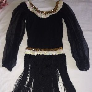 Girls dance costume